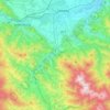 Topografische kaart Weißkirchen in Steiermark, hoogte, reliëf