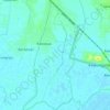 Topografische kaart Desa Rawajaya, hoogte, reliëf