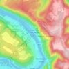 Topografische kaart Graach an der Mosel, hoogte, reliëf