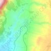 Topografische kaart Arriate, hoogte, reliëf