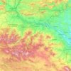 Topografische kaart La Rioja, hoogte, reliëf