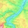 Topografische kaart 70378, hoogte, reliëf