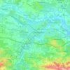 Topografische kaart 11000, hoogte, reliëf