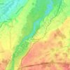 Topografische kaart Roitham am Traunfall, hoogte, reliëf