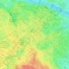Topografische kaart Centro, hoogte, reliëf