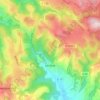 Topografische kaart Sérilhac, hoogte, reliëf