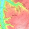 Topografische kaart Le Bosc-Renoult, hoogte, reliëf