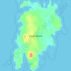 Topografische kaart Zayas Island, hoogte, reliëf