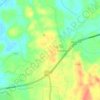 Topografische kaart Patrickswell, hoogte, reliëf