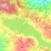 Topografische kaart Arenal, hoogte, reliëf