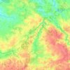 Topografische kaart 44650, hoogte, reliëf