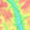 Topografische kaart Kings Langley, hoogte, reliëf