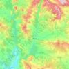Topografische kaart Graus, hoogte, reliëf
