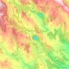 Topografische kaart Бор, hoogte, reliëf