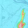 Topografische kaart Kondaveedu Vaagu, hoogte, reliëf