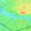 Topografische kaart Hallerwiese, hoogte, reliëf