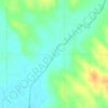 Topografische kaart Yankton Slough, hoogte, reliëf