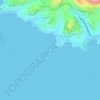 Topografische kaart Green Cay, hoogte, reliëf