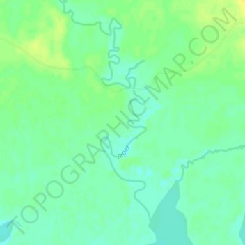 Topografische kaart Терез, hoogte, reliëf