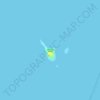 Topografische kaart Nipa Nipa Island, hoogte, reliëf