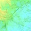 Topografische kaart Desa Sokaraja Wetan Kecamatan Sokaraja, hoogte, reliëf