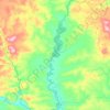 Topografische kaart Чамба, hoogte, reliëf