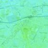 Topografische kaart Kasteel van Breda, hoogte, reliëf