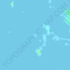Topografische kaart Signal Island, hoogte, reliëf