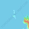 Topografische kaart Carabao Island, hoogte, reliëf