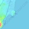 Topografische kaart Faro de Oropesa del Mar, hoogte, reliëf