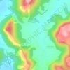 Topografische kaart Dikwal, hoogte, reliëf