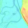 Topografische kaart Morton Island, hoogte, reliëf