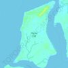 Topografische kaart Parrot Cay, hoogte, reliëf