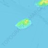 Topografische kaart Pulau Doom, hoogte, reliëf