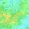 Topografische kaart Drongengoedbos, hoogte, reliëf