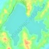 Topografische kaart Paoay Lake, hoogte, reliëf