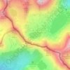 Topografische kaart Czarny Staw Polski, hoogte, reliëf