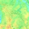 Topografische kaart Provence Suites, hoogte, reliëf