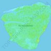 Topografische kaart Ilha Mucunandiba, hoogte, reliëf