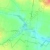 Topografische kaart Le Marais de Bardelle, hoogte, reliëf