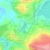 Topografische kaart Lagoa Olhos d'Água, hoogte, reliëf