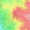 Topografische kaart Dehesa de la Villa, hoogte, reliëf