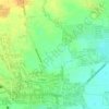 Topografische kaart Desa Sokaraja Lor Kecamatan Sokaraja, hoogte, reliëf