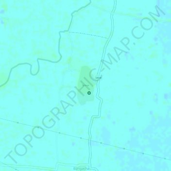 Topografische kaart Telmar, hoogte, reliëf