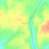 Topografische kaart Мендельский, hoogte, reliëf