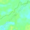 Topografische kaart Hiroshima, hoogte, reliëf