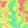 Topografische kaart Пиксур, hoogte, reliëf