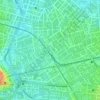 Topografische kaart Praça Agente Cícero, hoogte, reliëf