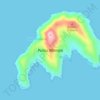 Topografische kaart Pulau Manipa, hoogte, reliëf