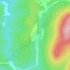 Topografische kaart Ревдель, hoogte, reliëf